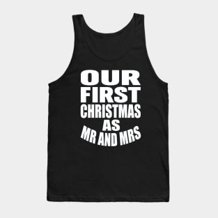 Our first Christmas as Mr and Mrs Tank Top